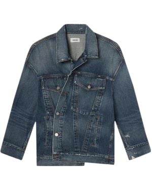 Agolde Reworked Wayne Jacket - Blue