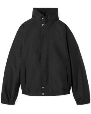Gucci Reversible Cotton Ripstop Zip Jacket - Black