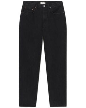 Agolde Waldon Straight-Leg Jeans - Black