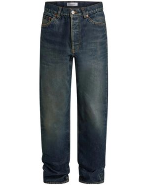 AYA MUSE Tapered Denim Jeans - Blue