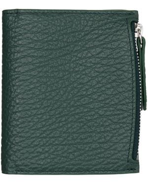 Maison Margiela Grainy Flap Wallet - Green