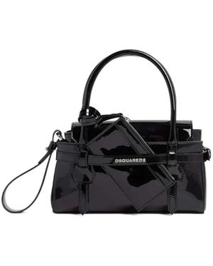 DSquared² Twin Mini Bag - Black