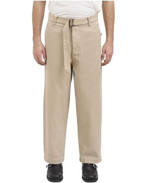 Entire studios Belted Casual Trousers - Natural