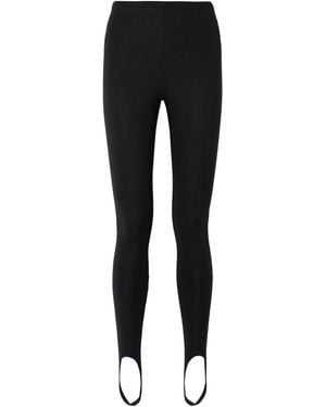 Leset Rio Stretch-Ponte Stirrup Leggings - Black