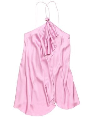 Acne Studios Halter Mini Dress - Pink