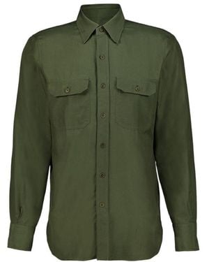 Tom Ford Long-Sleeved Shirt - Green