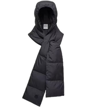 Moncler Hooded Down Scarf - Black