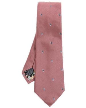 Paul Smith Pointed Tie - Pink