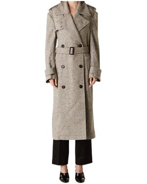 Stella McCartney Long Sleeve Coat - Natural