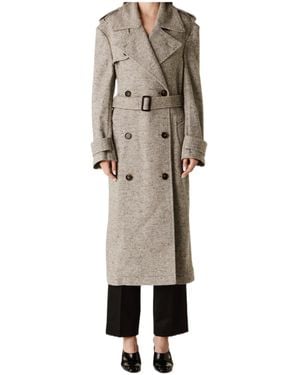Stella McCartney Long Sleeve Coat - Natural