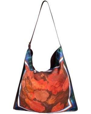 Dries Van Noten Oversized Scarf Bag - Red