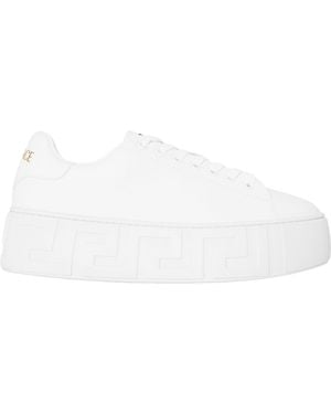 Versace Platform Sneakers - White