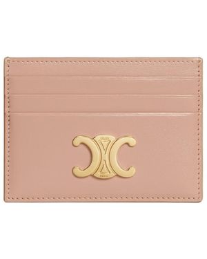 Celine Card Holder Triomphe - White