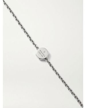 Gucci Embossed Logo Bracelet - Natural