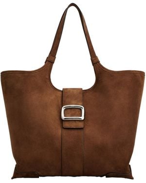 Roger Vivier Logo-Engraved Tote Bag - Brown