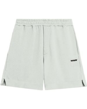 Barrow Logo Cotton Shorts - White
