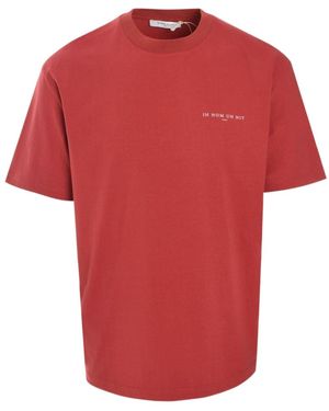 ih nom uh nit Logo-Print T-Shirt - Red