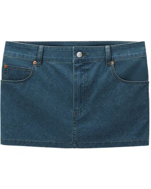Alexander Wang Denim Mini Skirt - Blue