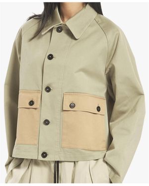 Barena Long-Sleeved Casual Jacket - Natural