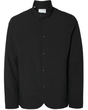 SELECTED Long Sleeve Casual Jacket - Black