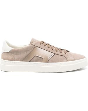 Santoni Gloria Logo Low-Top Trainers - Pink