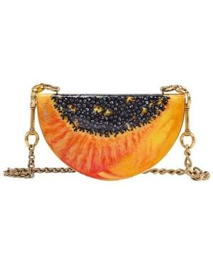 Chloé Tropicus Papaya-Shaped Shoulder Bag - Orange