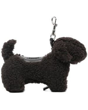 Anya Hindmarch Lobster Claw Dog-Shaped Keyring - Black
