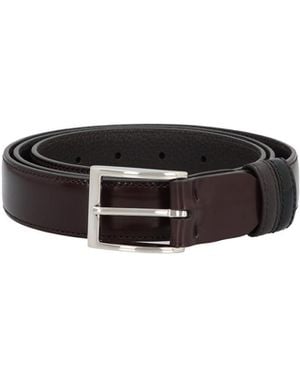 Hogan Square Buckle Belt - Black