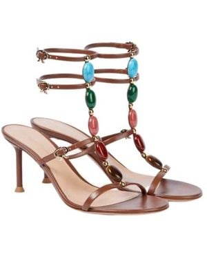 Gianvito Rossi Handmade Leather Sandals - Pink