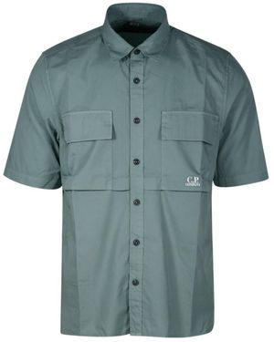 C.P. Company Short-Sleeved Shirt - Blue
