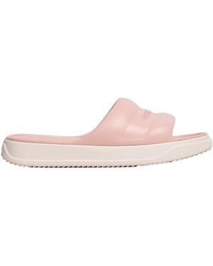 Moncler Altive Logo Slide Sandals - Pink