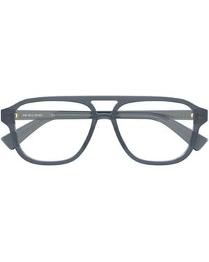 Bottega Veneta Eyewear Aviator Glasses - White