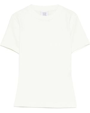 Vetements Short-Sleeved Crew-Neck Top - White