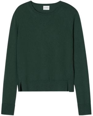 Closed Long Sleeve Crew Neck Knitwear - Green
