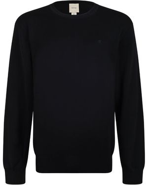 Calvin Klein Logo Crewneck Knitwear - Black