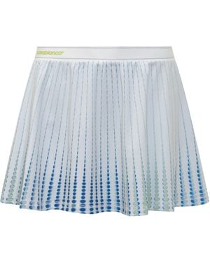 CASABLANCA Logo Waistband Tennis Racer Skirt - Blue