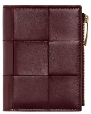 Bottega Veneta Cassette Small Bi-Fold Wallet - Purple