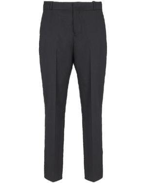 Balmain Pleat Detailed Trousers - Grey