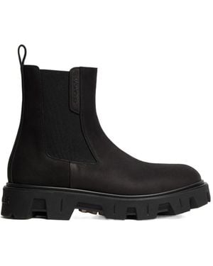 Moncler Peak City Nubuck Chelsea Boots - Black