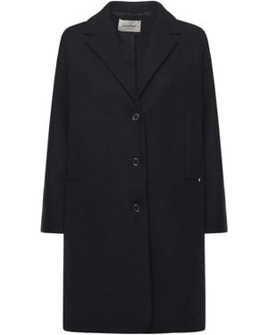 Ottod'Ame Ottod'Ame Oversized Lapel Coat - Black