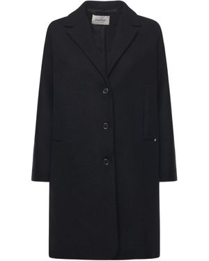 Ottod'Ame Ottod'Ame Oversized Lapel Coat - Black