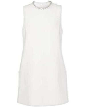 Area Embellished Minidress - White