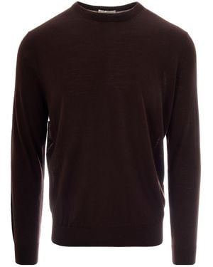 Ballantyne Crew-Neck Sweater - Brown