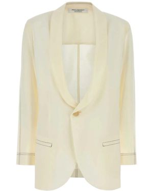 Philosophy Di Lorenzo Serafini Etamine Single Breasted Jacket - White