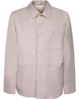 Lardini Long Sleeve Buttoned Shirt - Pink
