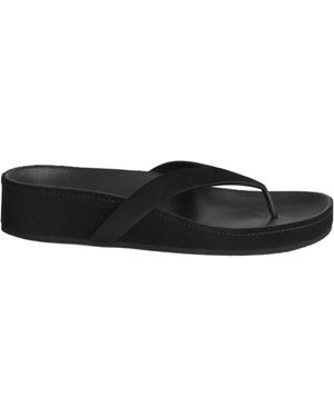 Phoebe Philo Round Flip Flop - Black