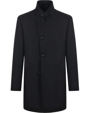 Tagliatore Gordon Button-Up Coat - Blue