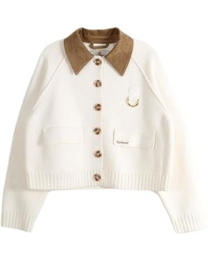 Barbour Alverstone Knit Jacket - Natural