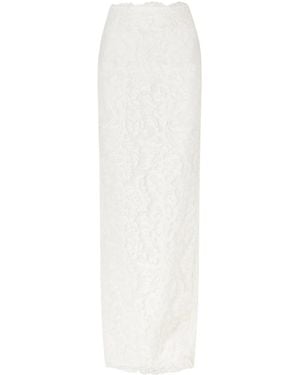 Christopher Esber Lace Midi Skirt - White