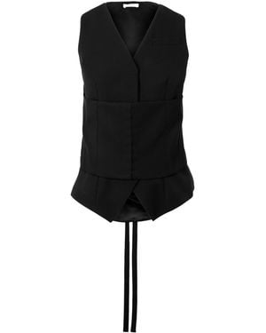 McQueen Sleeveless Vest - Black